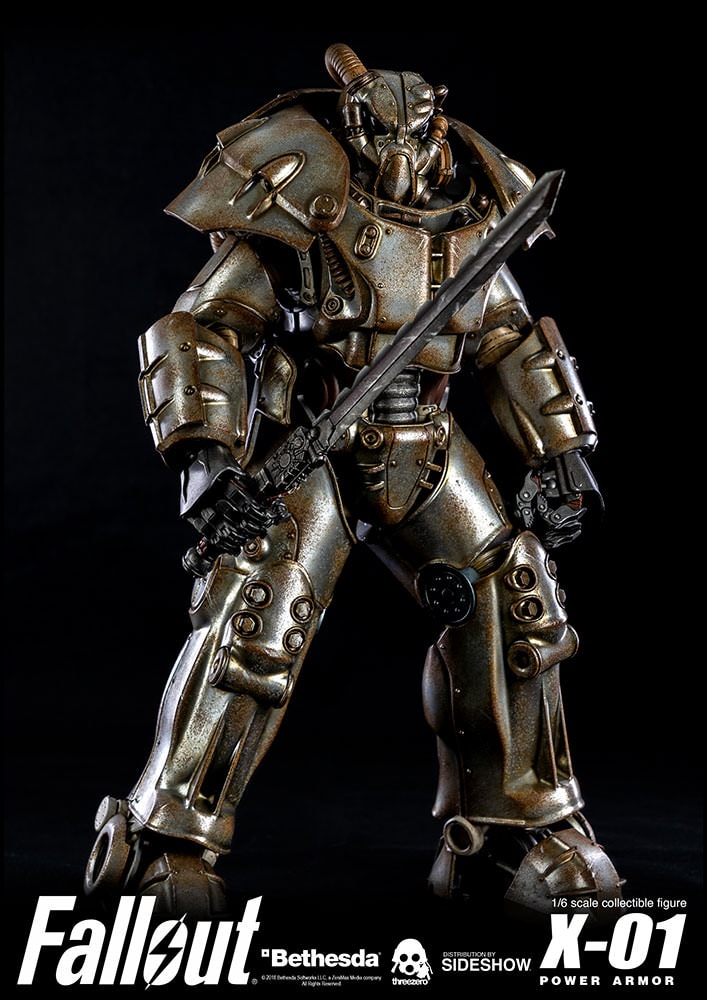 Fallout X-01 Power Armor Collectible Figure  (Prototype Shown) View 13