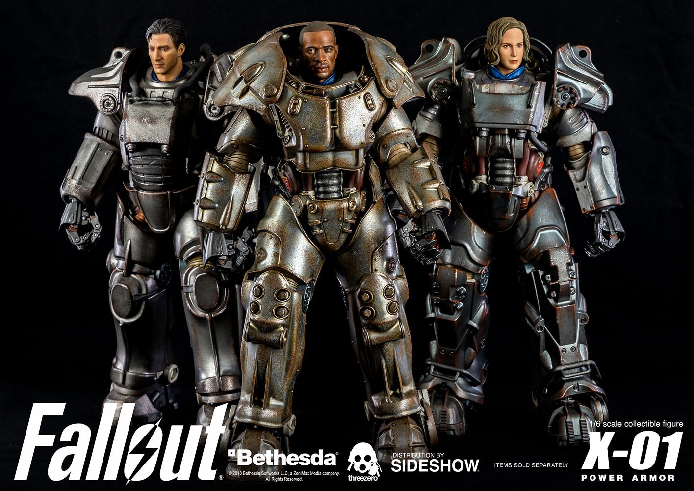 Fallout X-01 Power Armor Collectible Figure  (Prototype Shown) View 17