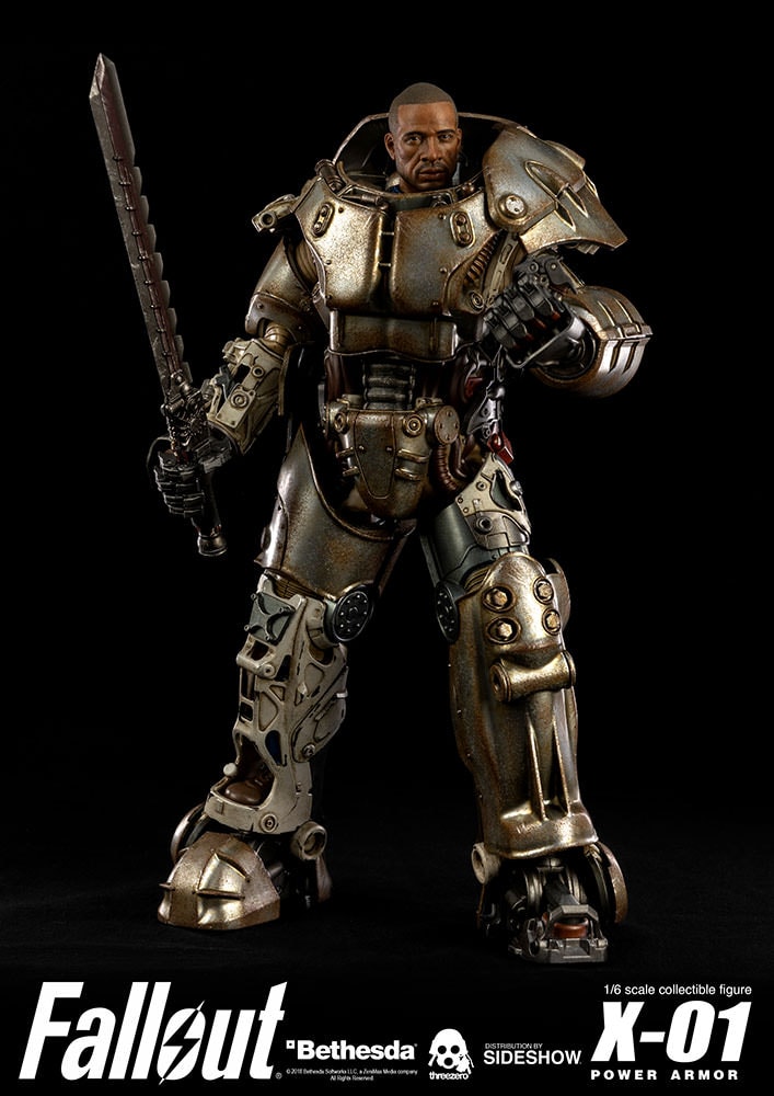 Fallout X-01 Power Armor Collectible Figure  (Prototype Shown) View 18
