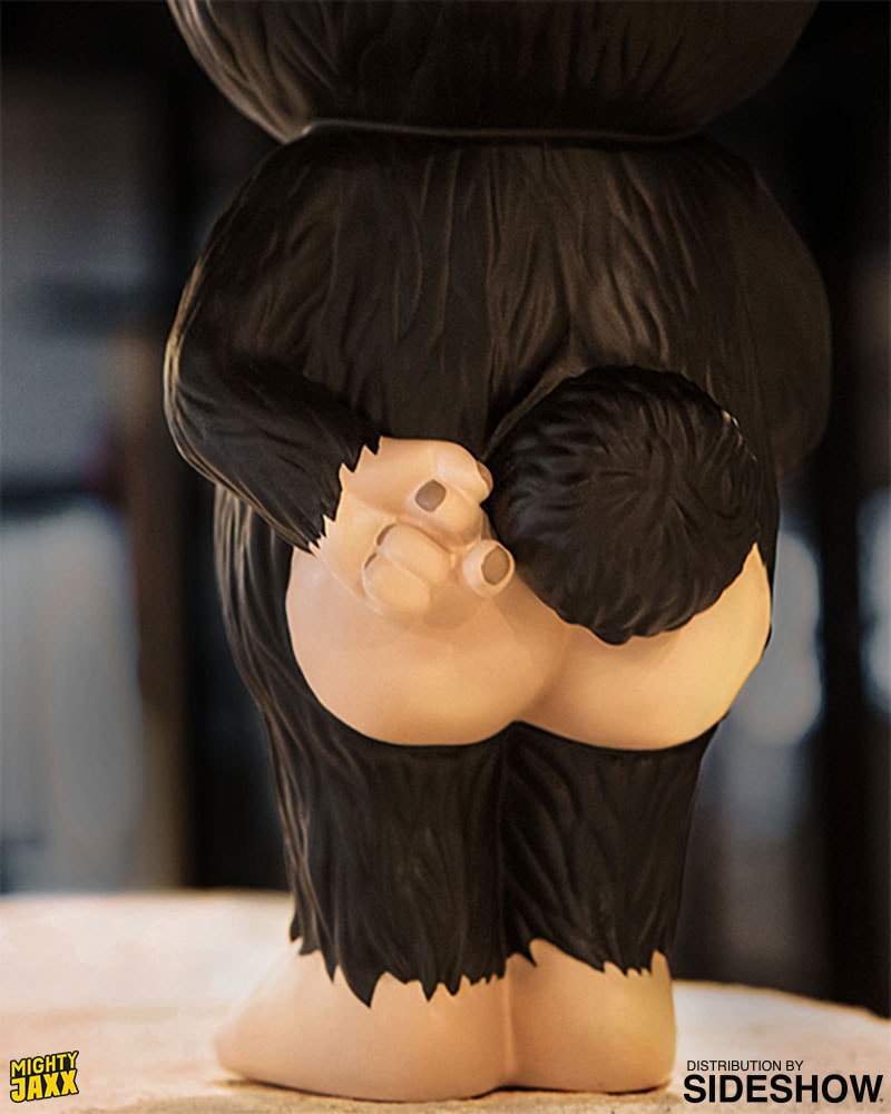 Mighty Jaxx Originals Baby Rabbit Black Polystone Statue  (Prototype Shown) View 3
