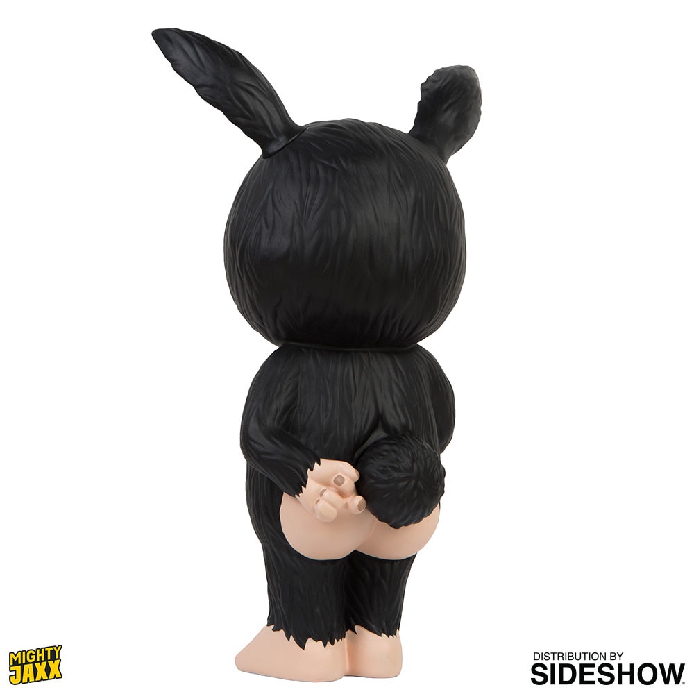 Mighty Jaxx Originals Baby Rabbit Black Polystone Statue  (Prototype Shown) View 8