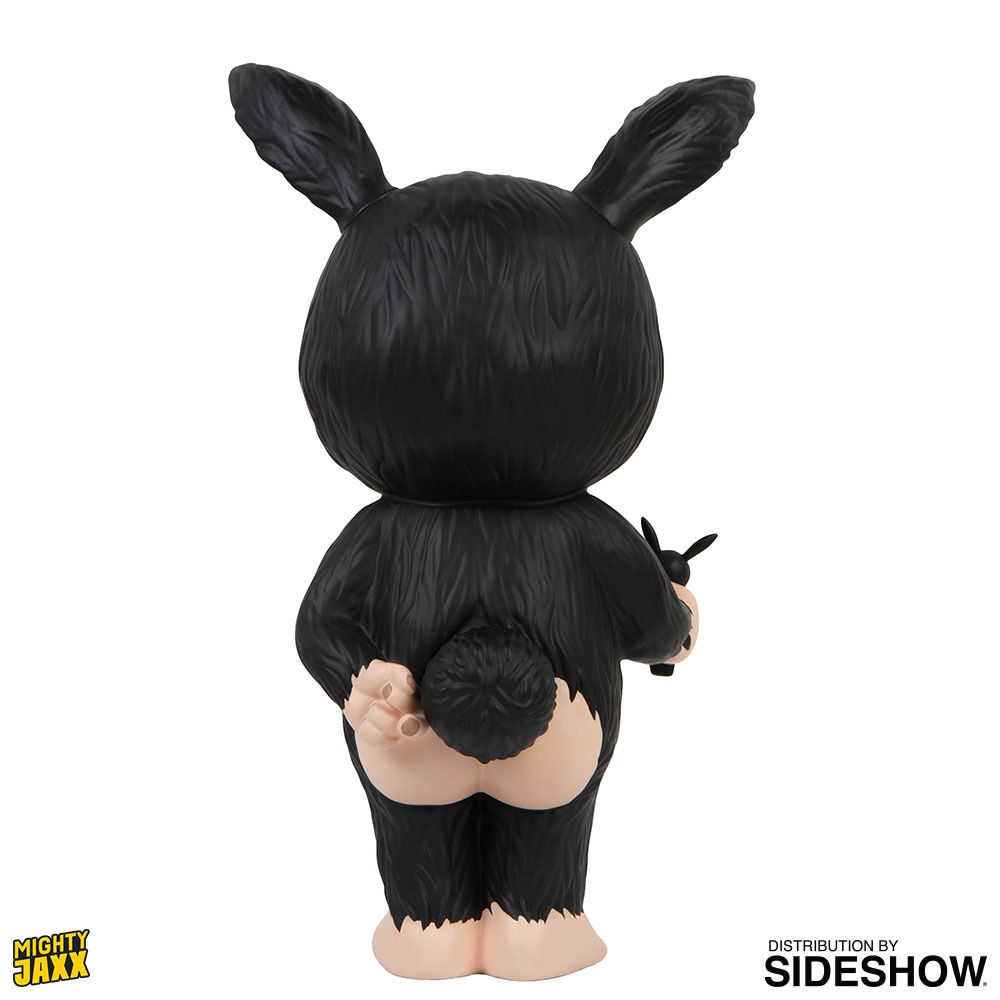 Mighty Jaxx Originals Baby Rabbit Black Polystone Statue  (Prototype Shown) View 9