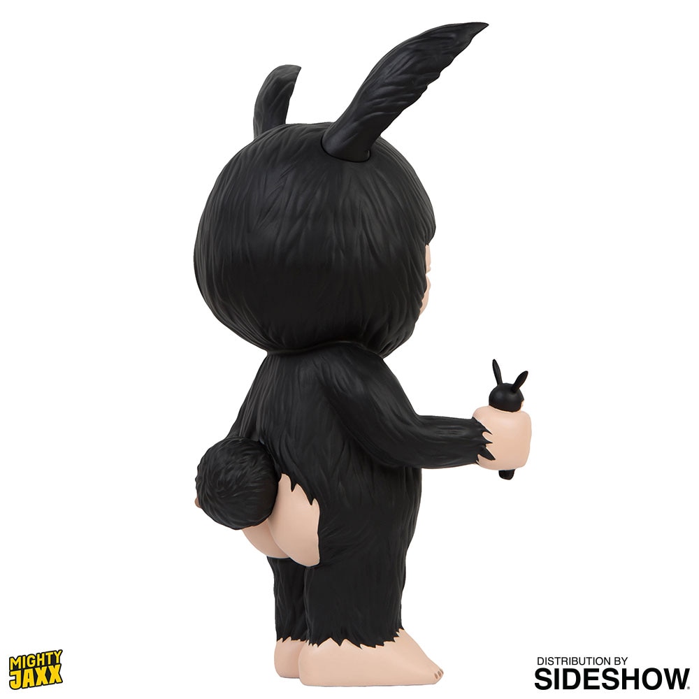 Mighty Jaxx Originals Baby Rabbit Black Polystone Statue  (Prototype Shown) View 10