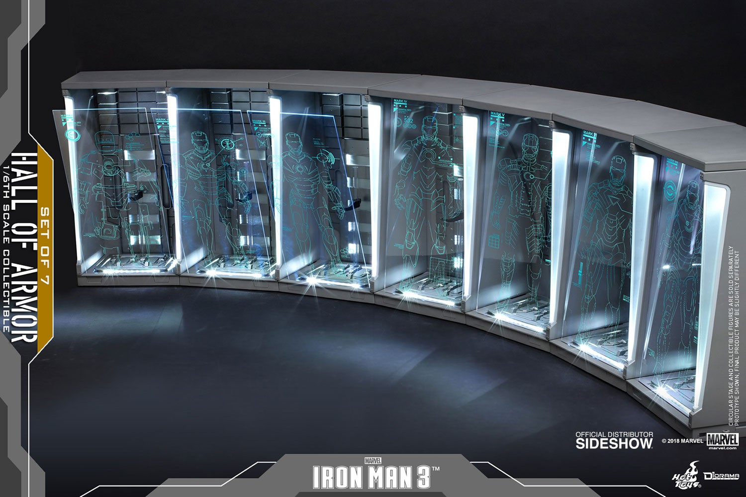 Iron Man Hall of Armor Accessories | Sideshow Collectibles