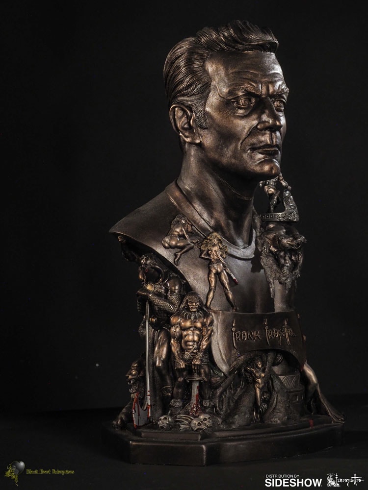 Frank Frazetta Frank Frazetta Tribute Polystone Statue  (Prototype Shown) View 3