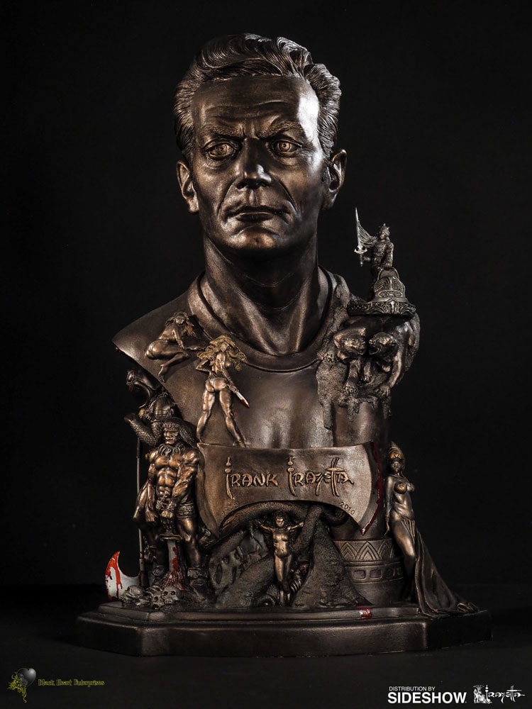 Frank Frazetta Frank Frazetta Tribute Polystone Statue  (Prototype Shown) View 4