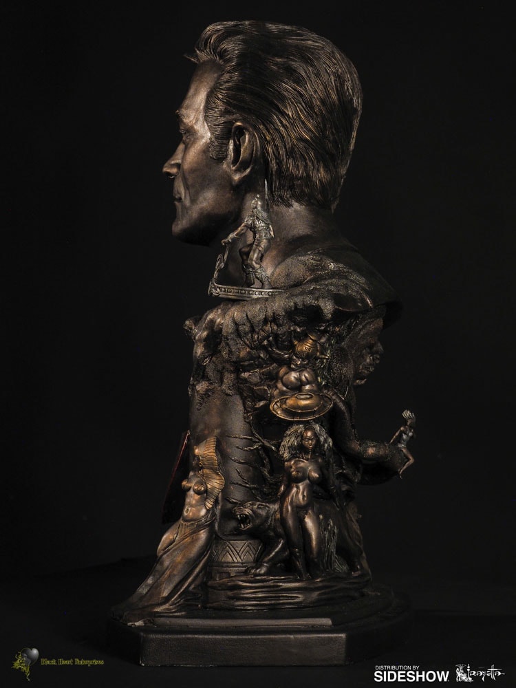 Frank Frazetta Frank Frazetta Tribute Polystone Statue  (Prototype Shown) View 7