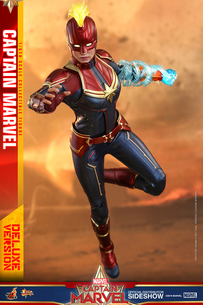 Captain Marvel Deluxe Figure by Hot Toys | Sideshow Collectibles