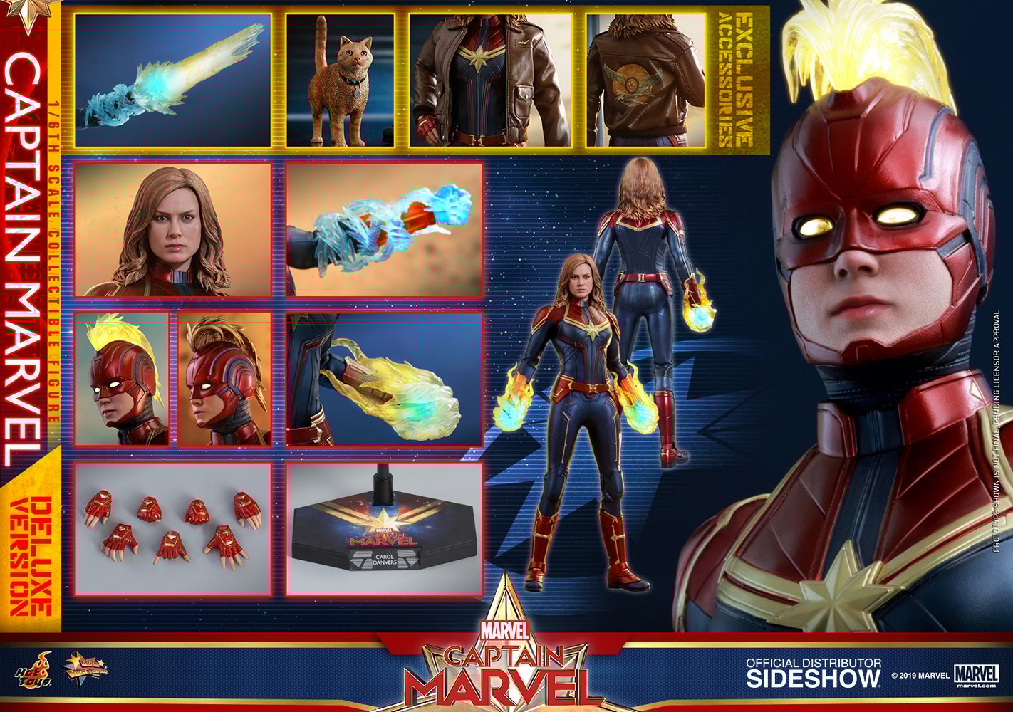 Captain Marvel Deluxe Version (Prototype Shown) View 23