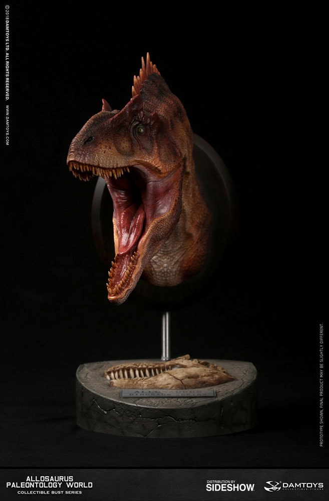 Allosaurus Bust  (Prototype Shown) View 3