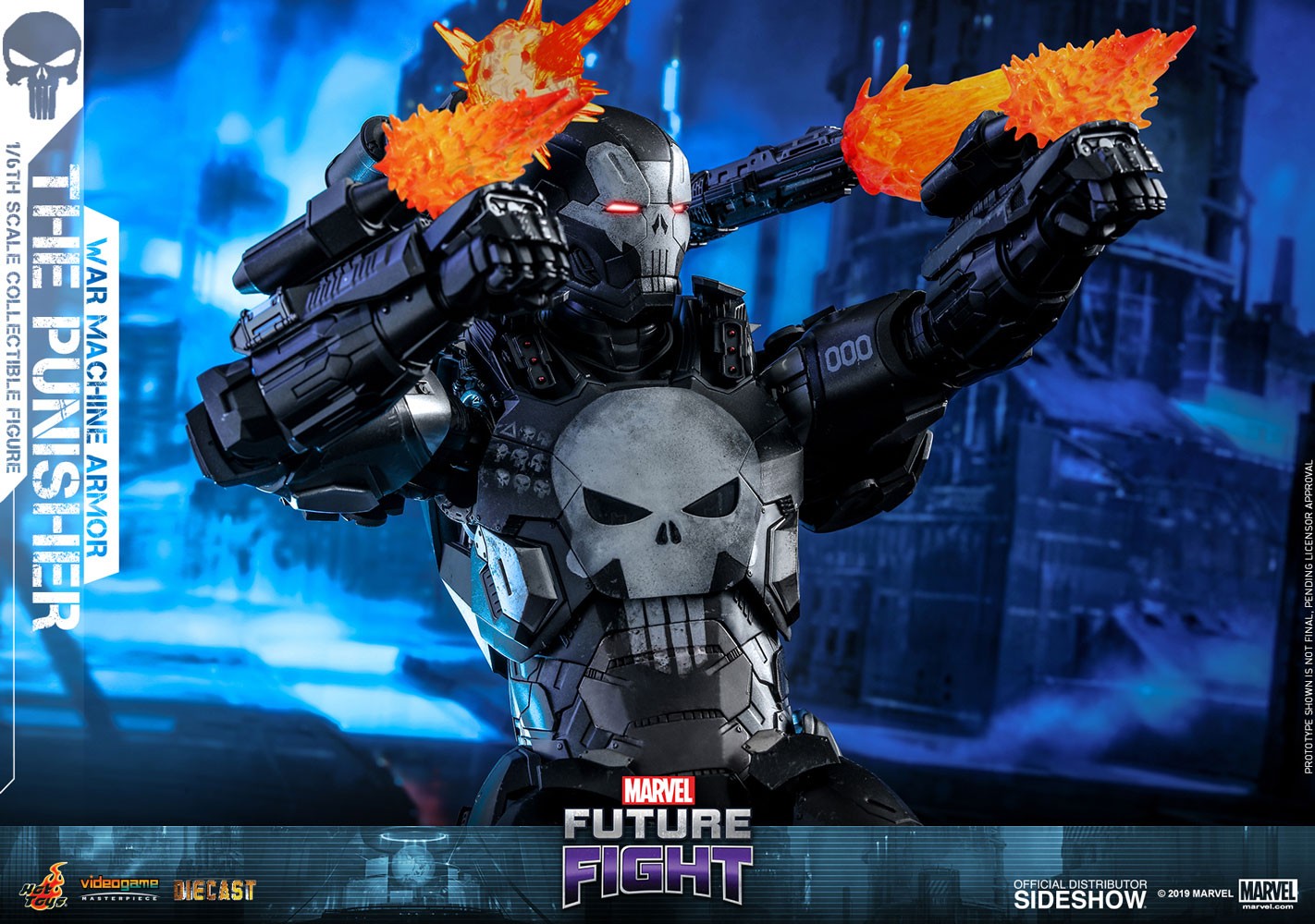 Punisher War Machine Armor Figure by Hot Toys Sideshow Collectibles