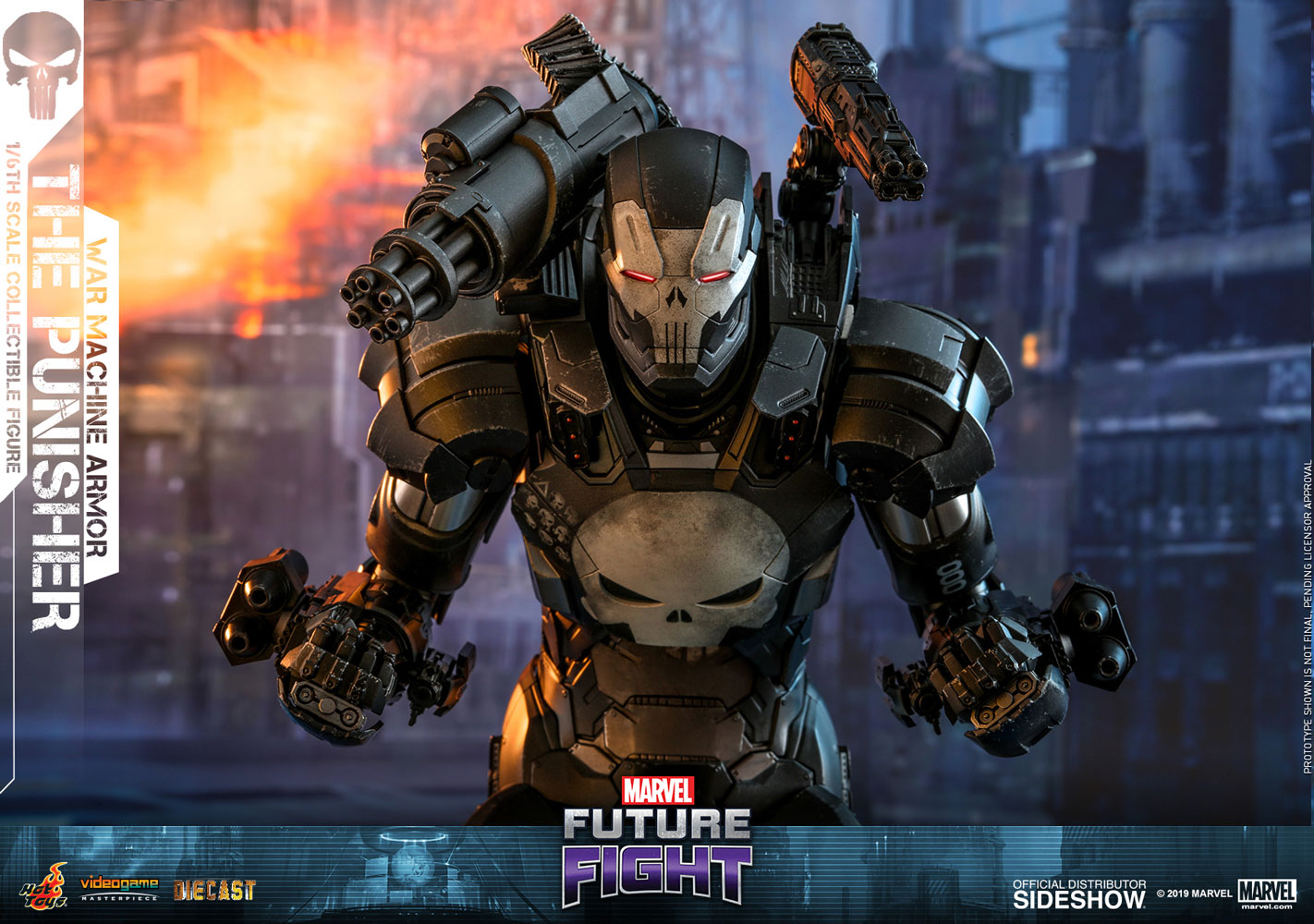 Marvel The Punisher War Machine Armor Sixth Scale Figure  (Prototype Shown) View 4