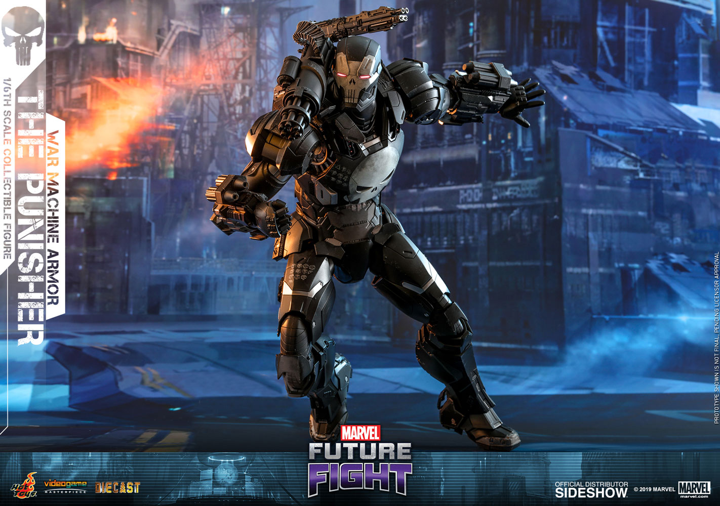 Marvel The Punisher War Machine Armor Sixth Scale Figure  (Prototype Shown) View 6