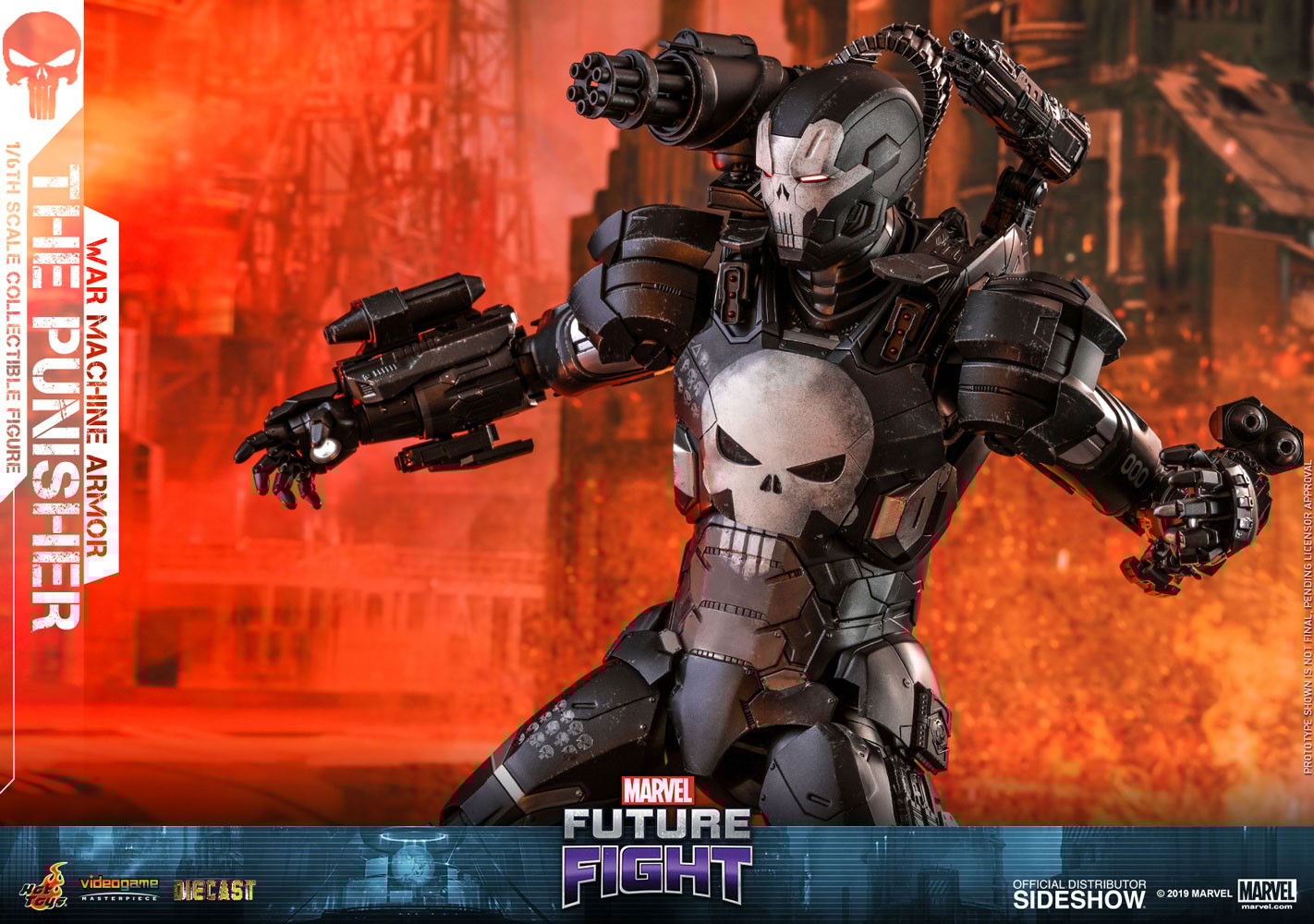 Punisher War Machine Armor Figure by Hot Toys Sideshow Collectibles