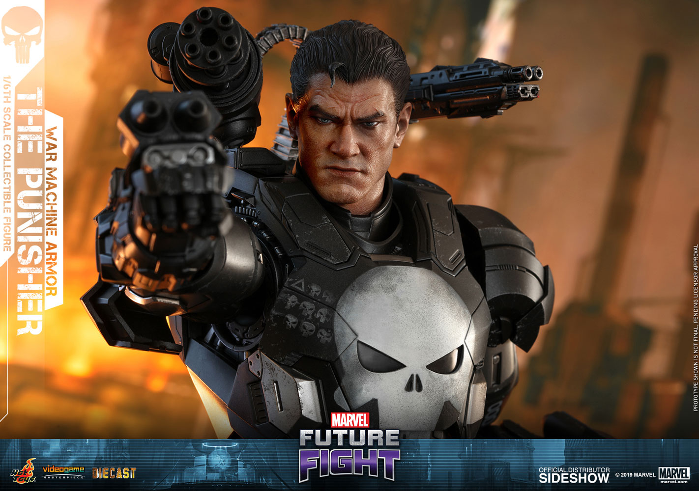 Marvel The Punisher War Machine Armor Sixth Scale Figure  (Prototype Shown) View 14