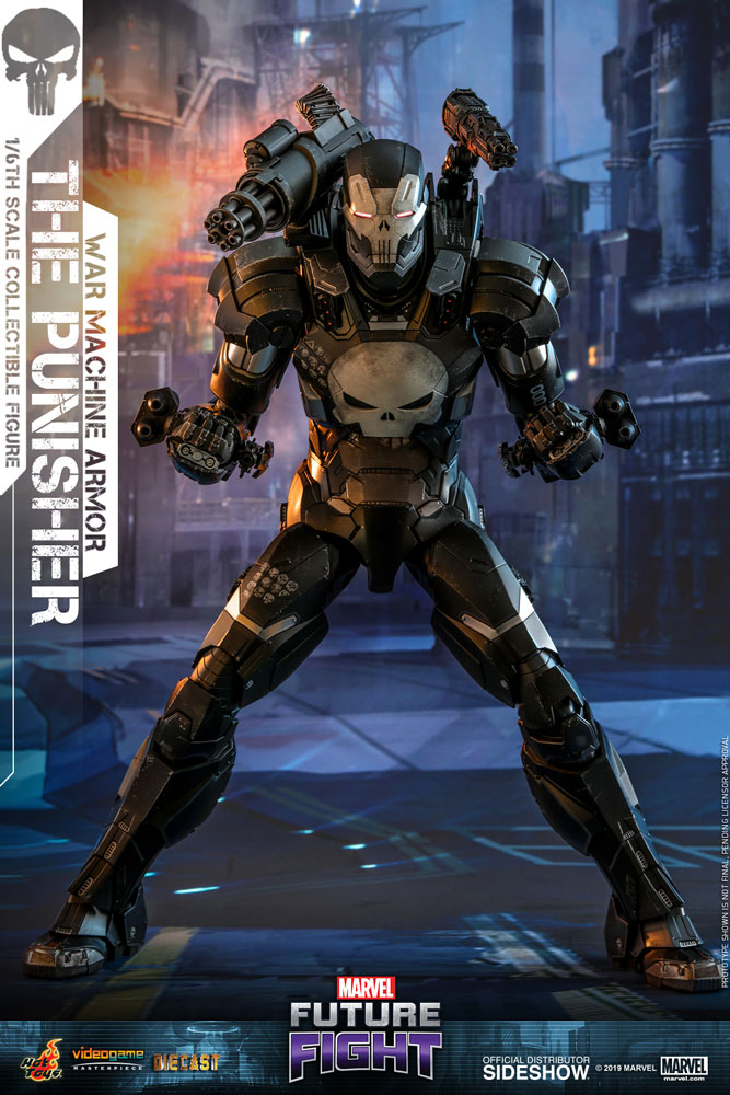 Marvel The Punisher War Machine Armor Sixth Scale Figure  (Prototype Shown) View 15