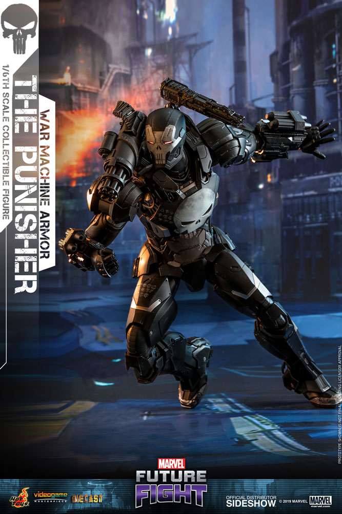 Marvel The Punisher War Machine Armor Sixth Scale Figure  (Prototype Shown) View 16