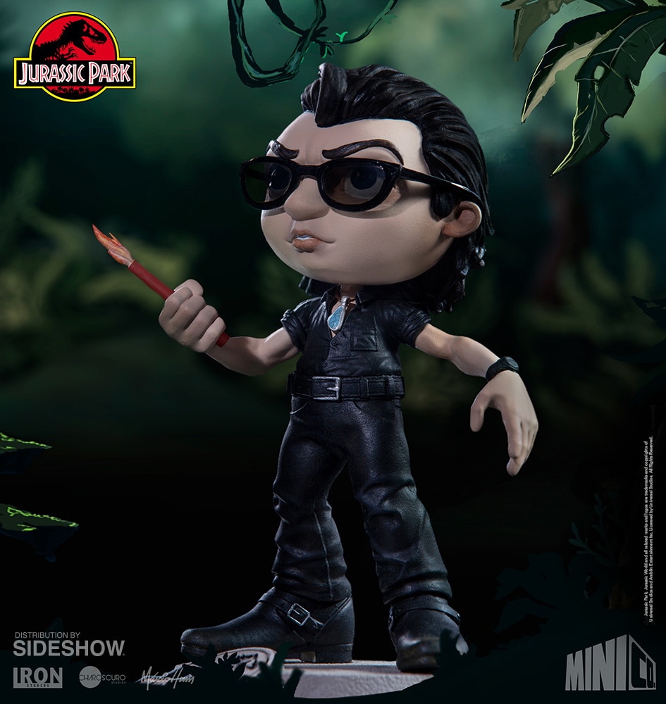 Jurassic Park Ian Malcolm Mini Co Collectible Figure  (Prototype Shown) View 3