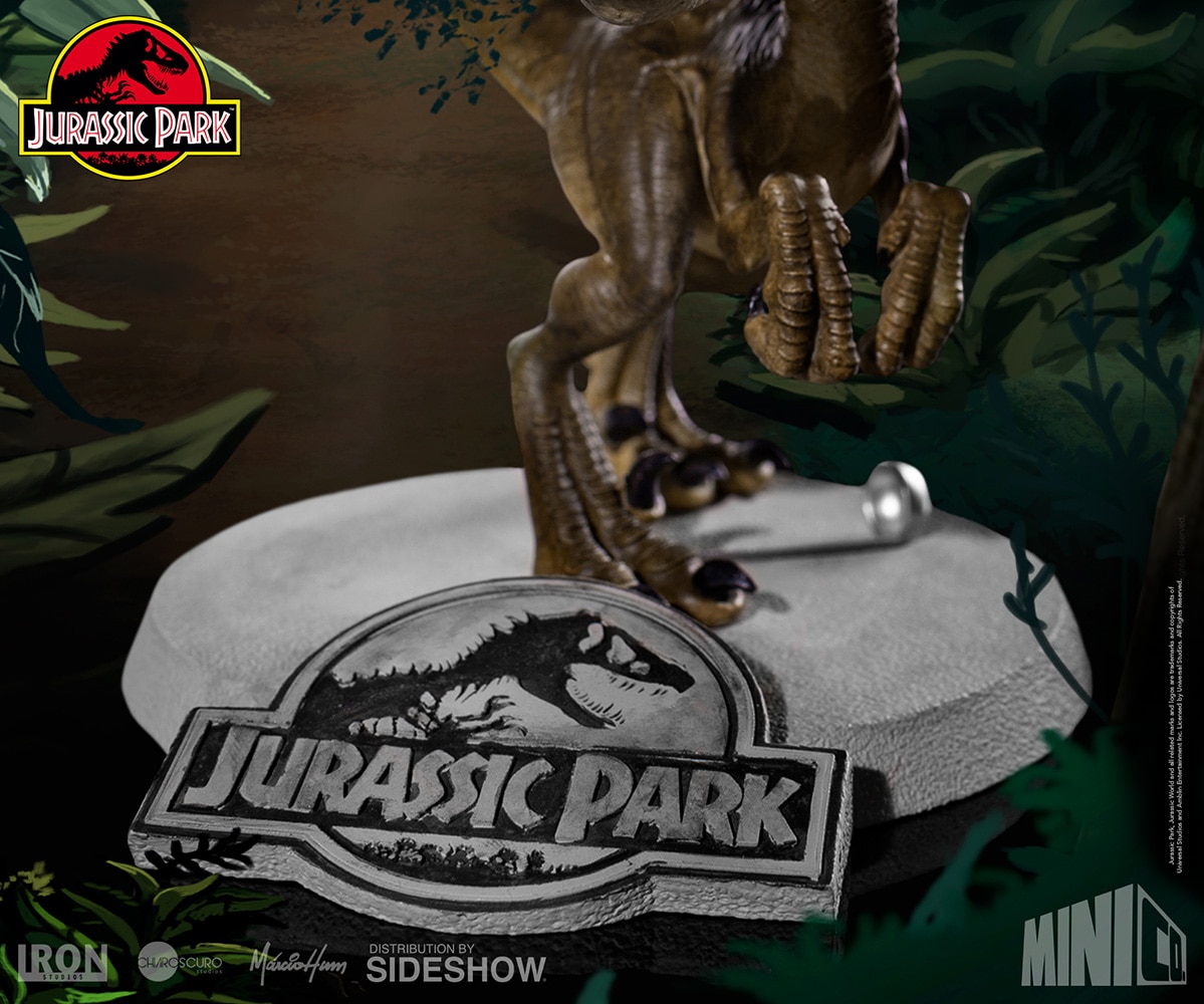 特撮 Jurassic Park Velociraptor Minico Iron Studios Official
