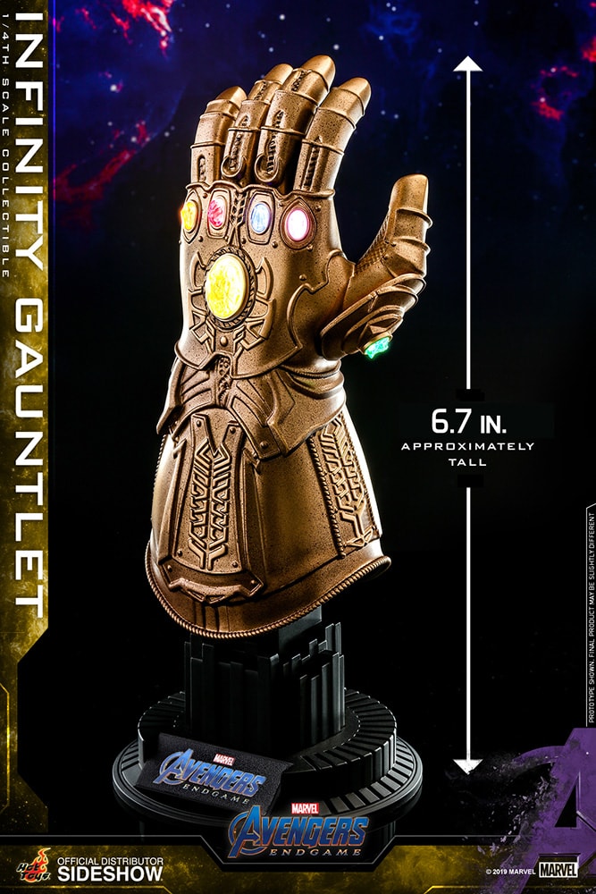 Infinity gauntlet quarter scale best sale figure by hot toys
