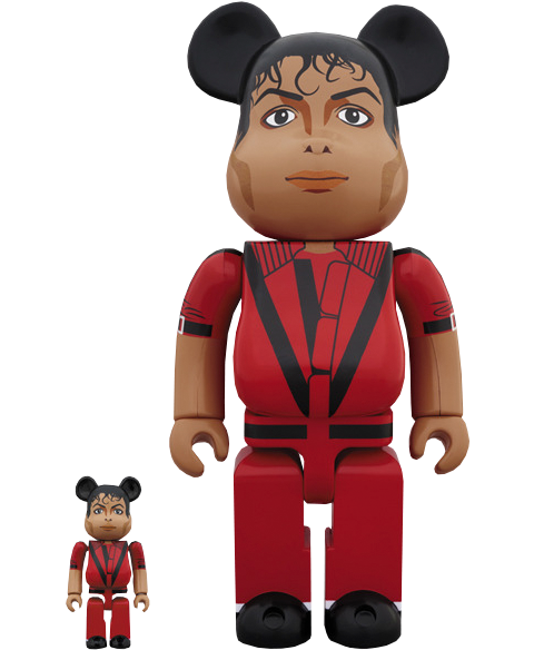 Be@rbrick Michael Jackson Red Jacket 100% and 400