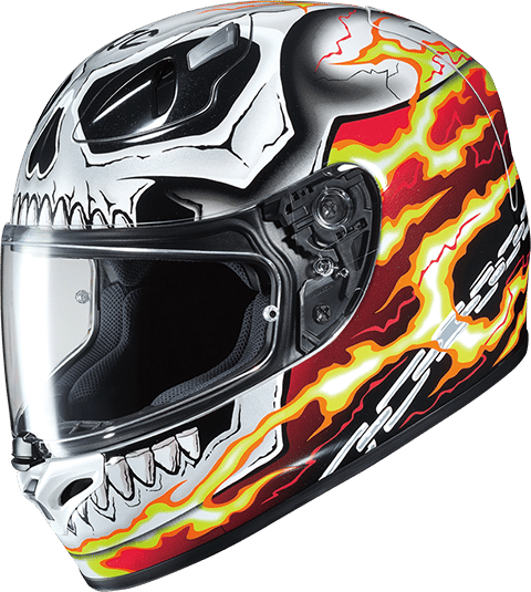 Marvel Ghost Rider HJC FG-17 Helmet  (Prototype Shown) View 6