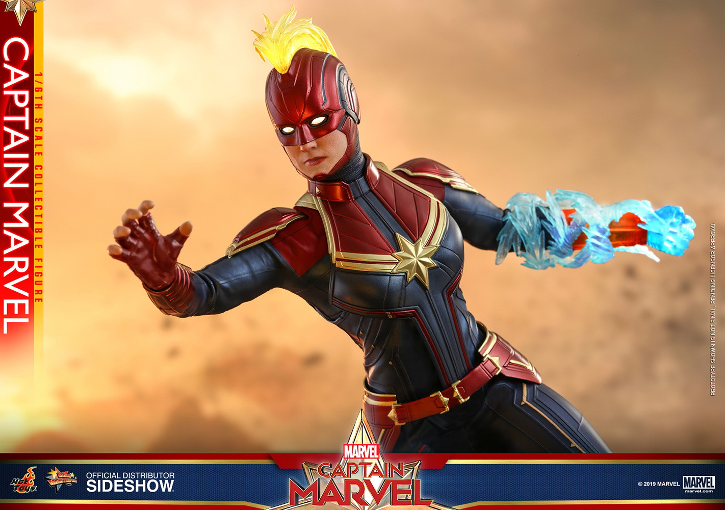 Action Figure Capitã Marvel Deluxe: Capitã Marvel (Captain Marvel)  (Exclusivo) Escala 1/6 (MMS522) - Hot Toys - Toyshow Tudo de Marvel DC  Netflix Geek Funko Pop Colecionáveis