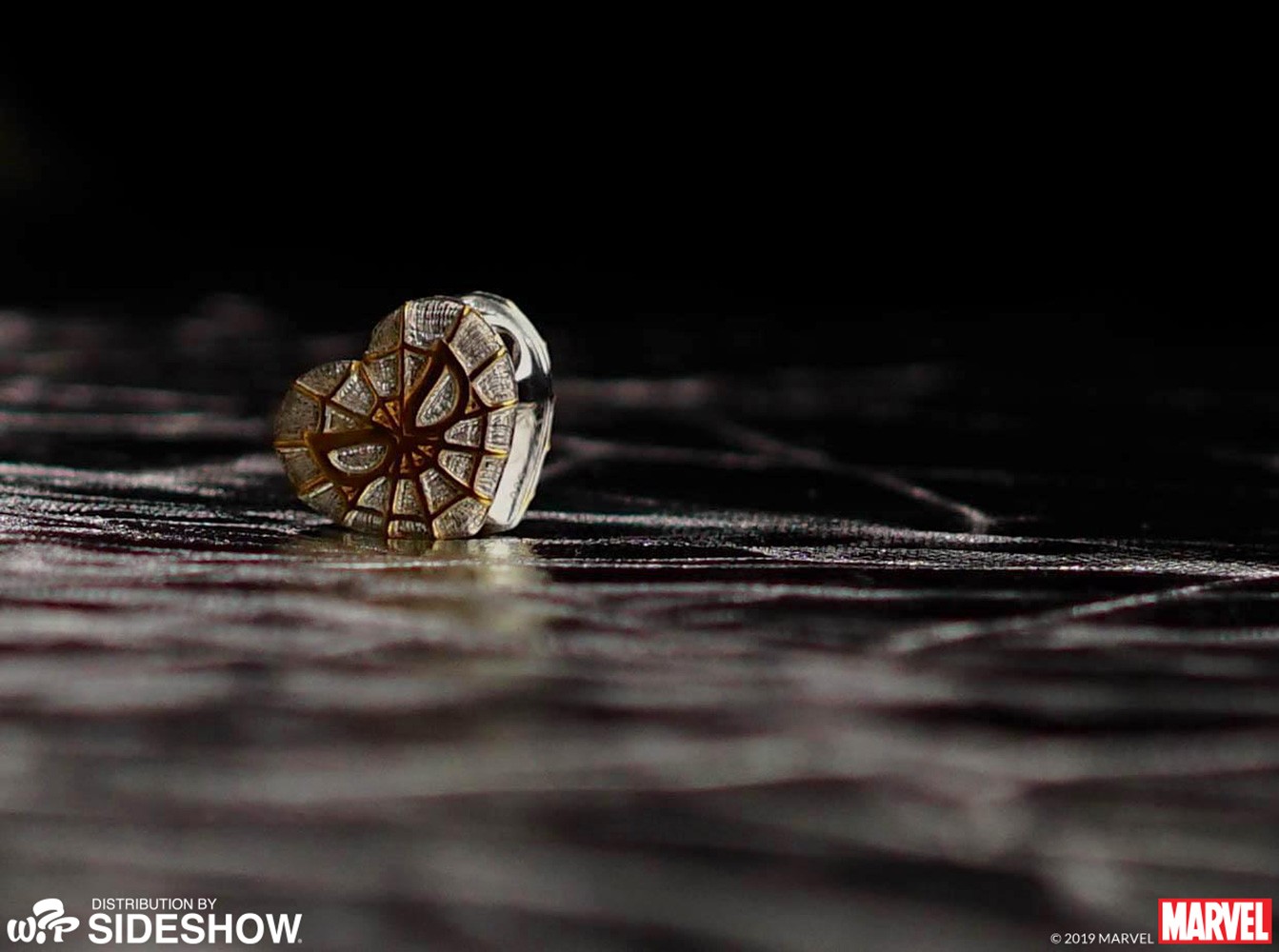 Marvel Spider-Heart Silver and Gold Bead - Large Jewelry  (Prototype Shown) View 3