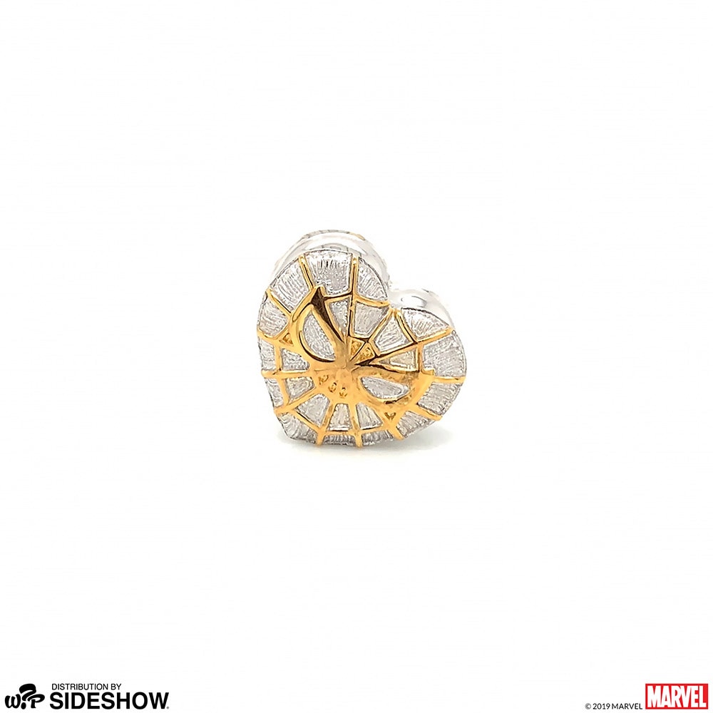 Marvel Spider-Heart Silver and Gold Bead - Large Jewelry  (Prototype Shown) View 8