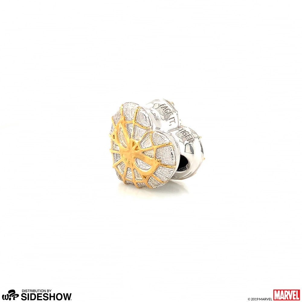 Marvel Spider-Heart Silver and Gold Bead - Large Jewelry  (Prototype Shown) View 9