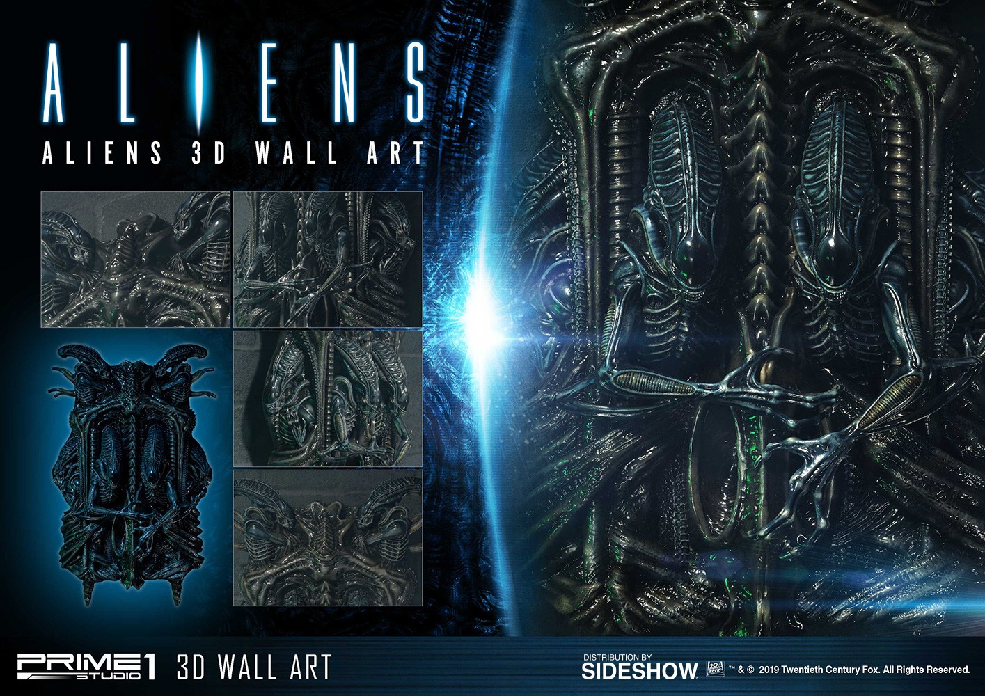 Aliens 3D Wall Art