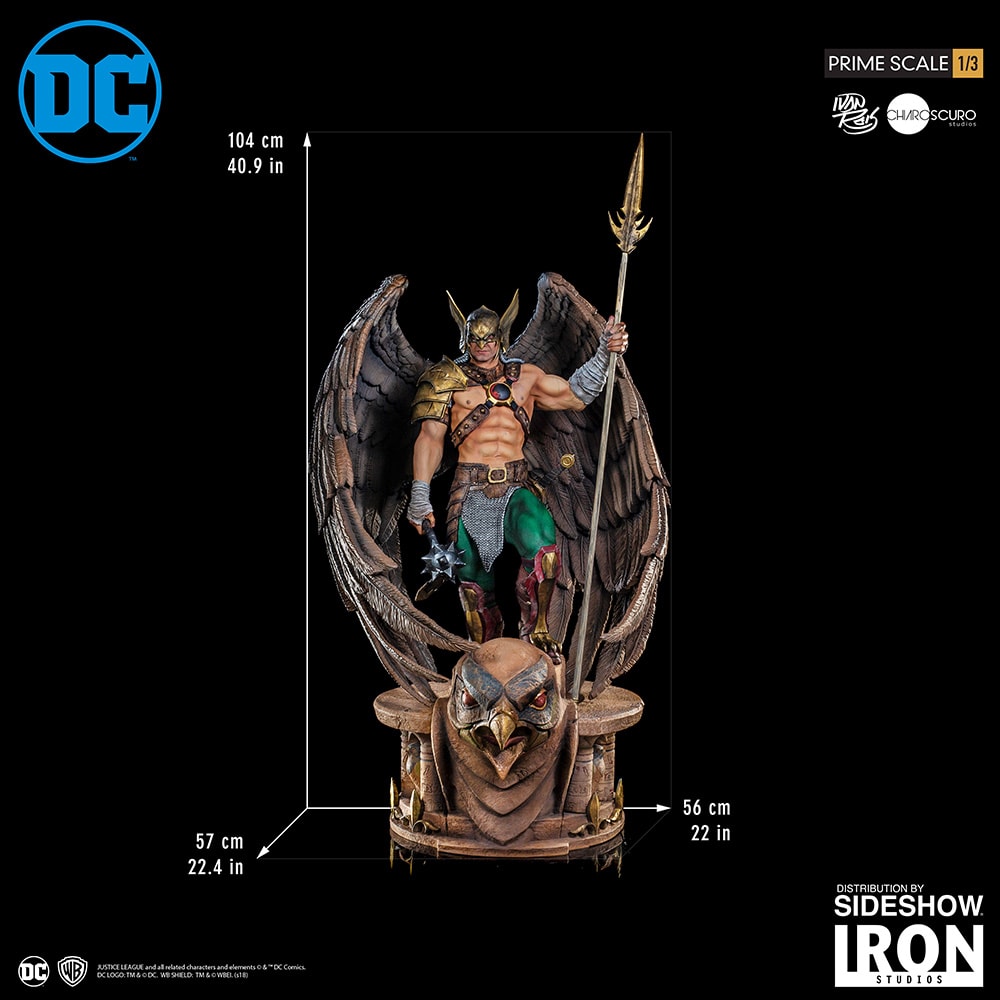 DC Comics Hawkman (Open & Closed Wings) Statues  (Prototype Shown) View 12