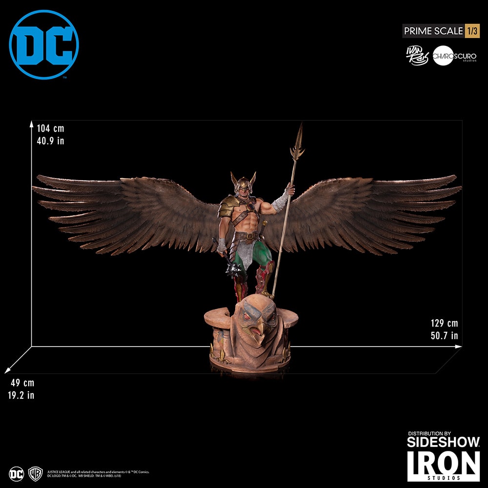 DC Comics Hawkman (Open & Closed Wings) Statues  (Prototype Shown) View 13