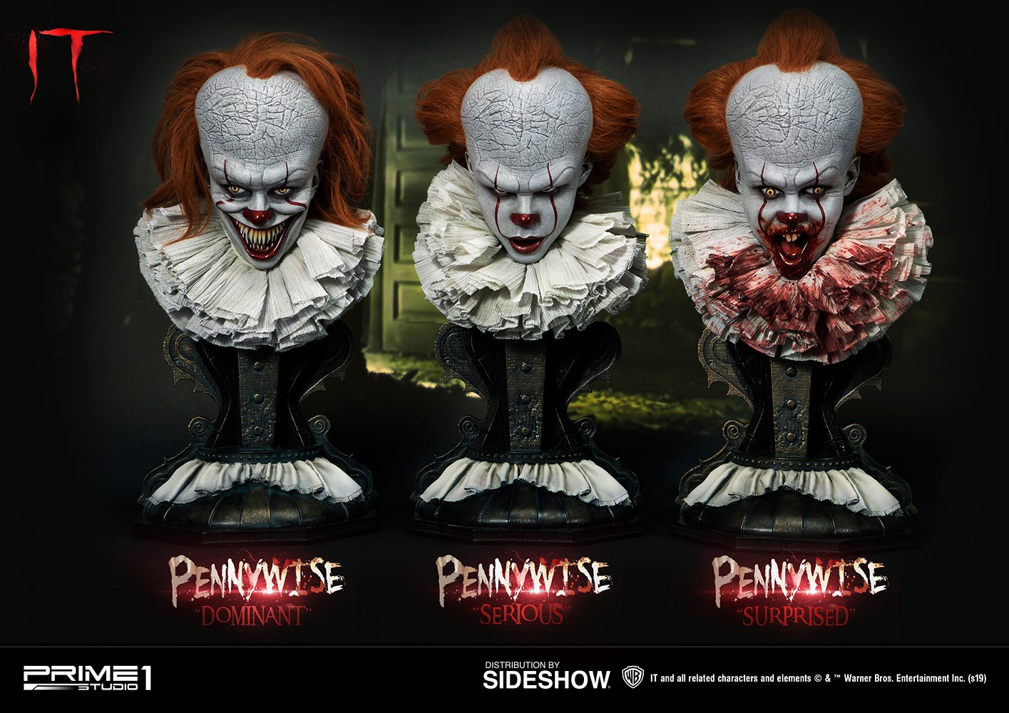 Pennywise Bust Set- Prototype Shown