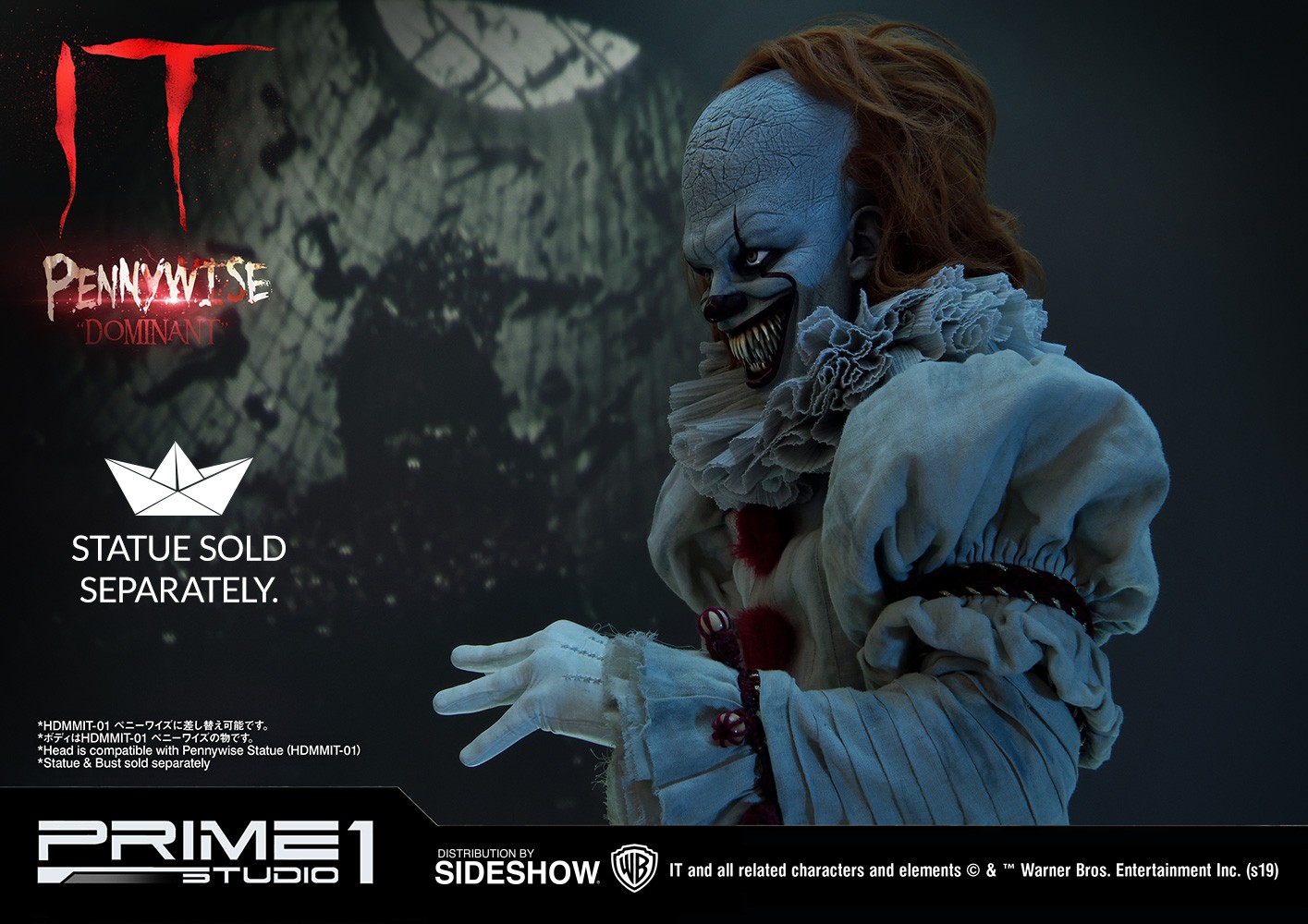Pennywise Bust Set- Prototype Shown