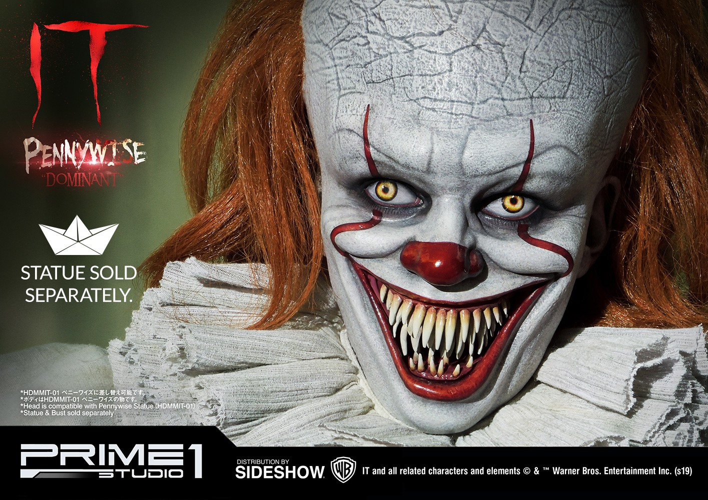 Pennywise Bust Set- Prototype Shown