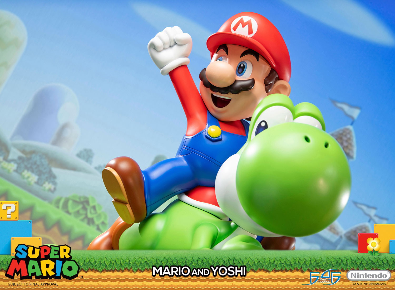 Nintendo Mario and Yoshi Statues  Collector Edition (Prototype Shown) View 4