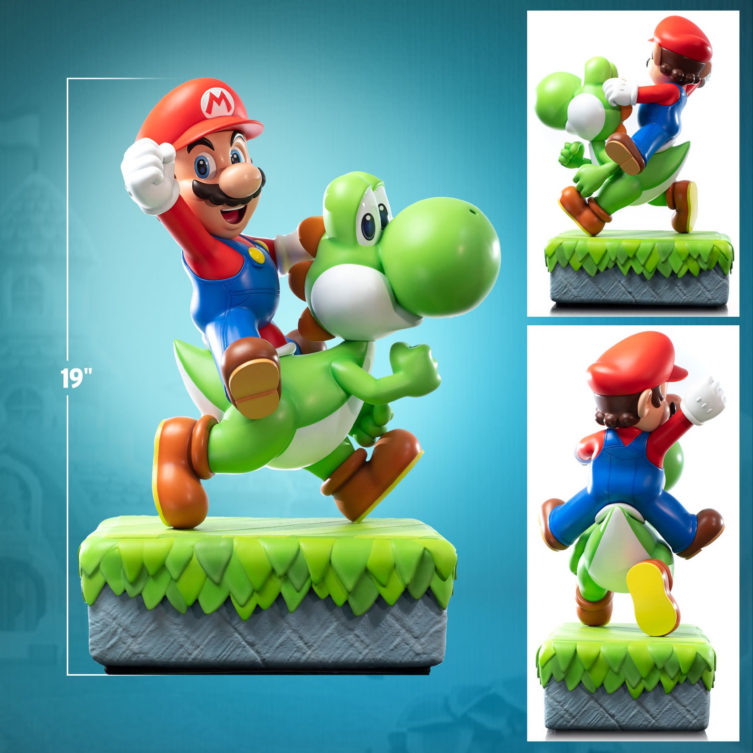 <訳あり> yoshi様4点セット Super Mario – Mario and Yoshi Definitive Edition – First 4 Figures