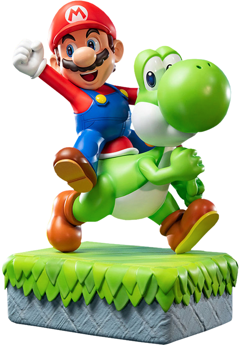 Mario and Yoshi Statue Sideshow Collectibles