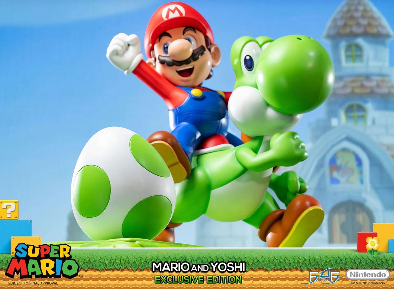 Nintendo Mario and Yoshi (Exclusive Edition) Statues  (Prototype Shown) View 5