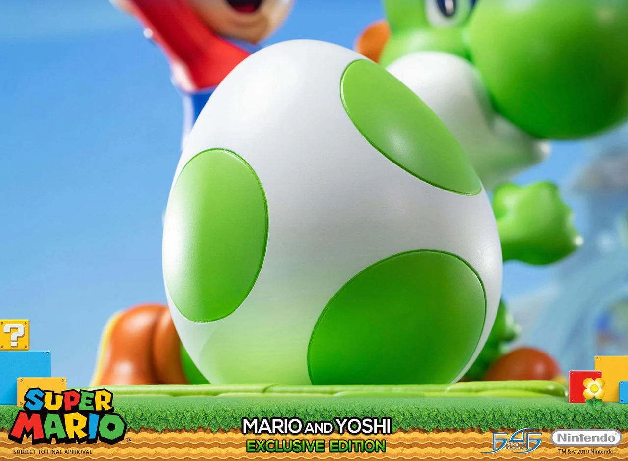 Nintendo Mario and Yoshi (Exclusive Edition) Statues  (Prototype Shown) View 6