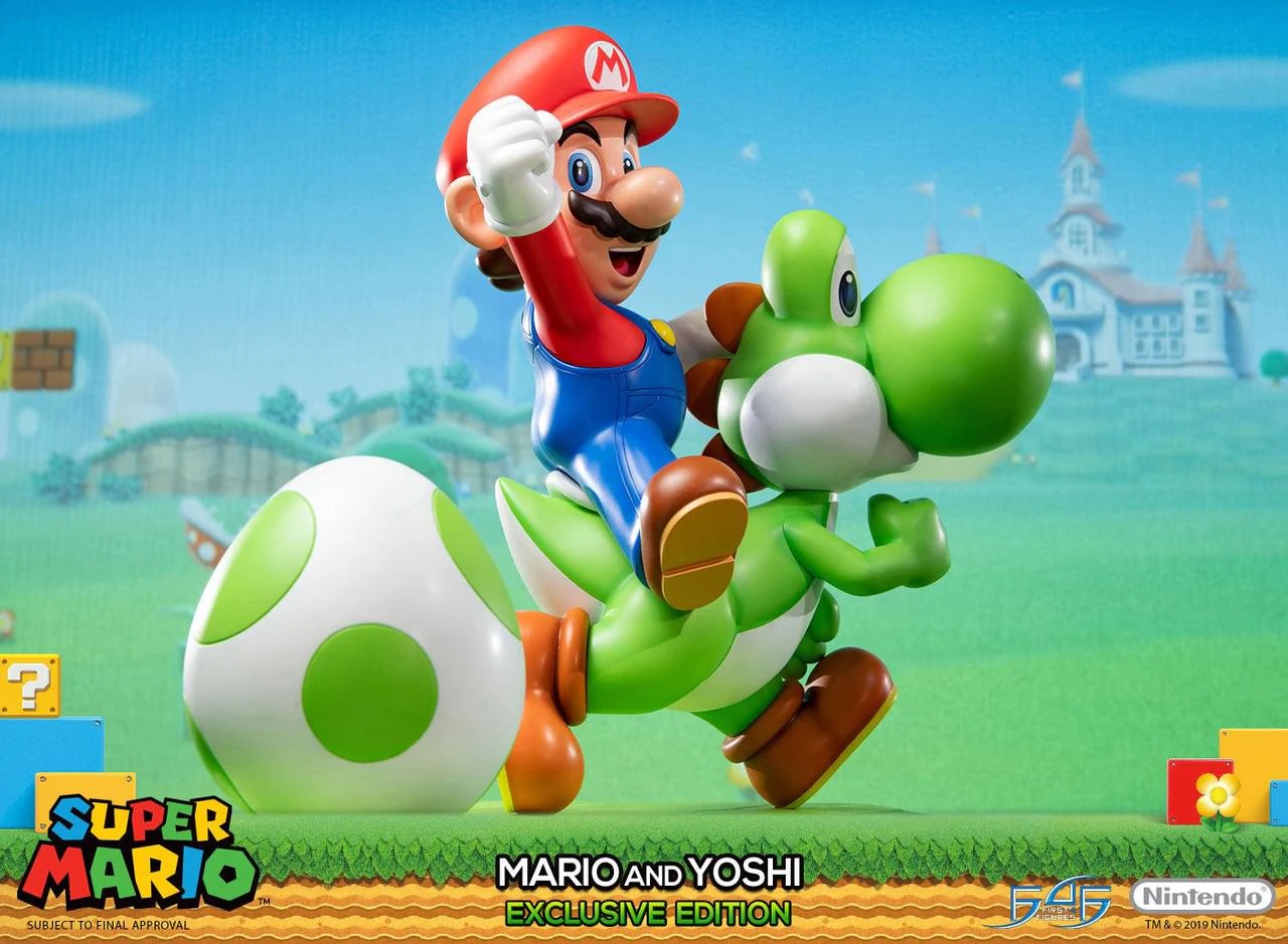 Nintendo Mario and Yoshi (Exclusive Edition) Statues  (Prototype Shown) View 8