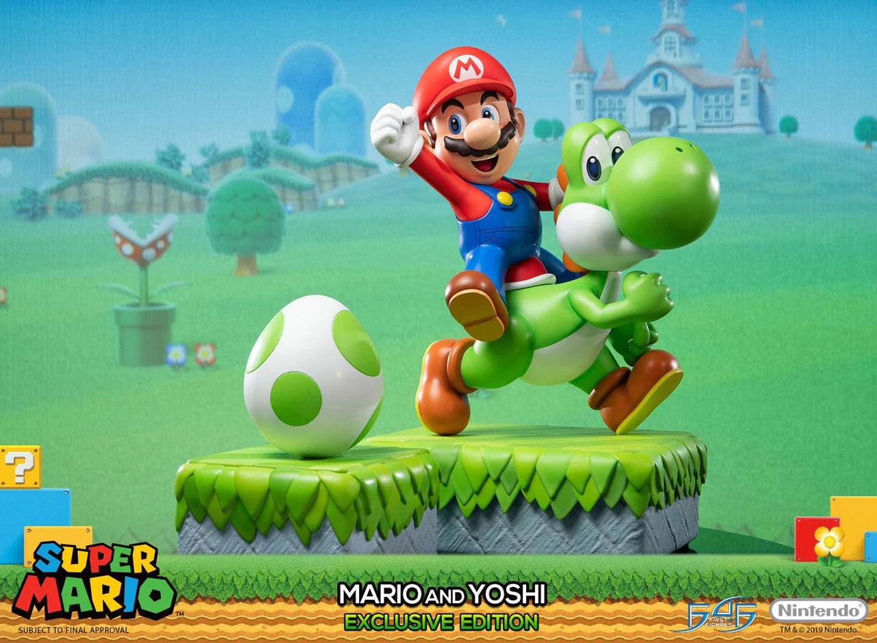Nintendo Mario and Yoshi (Exclusive Edition) Statues  (Prototype Shown) View 11