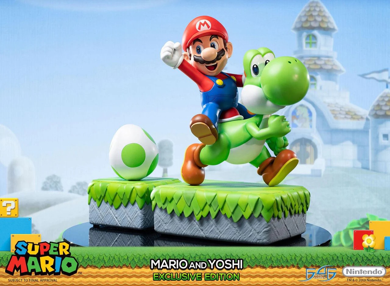 Nintendo Mario and Yoshi (Exclusive Edition) Statues  (Prototype Shown) View 14