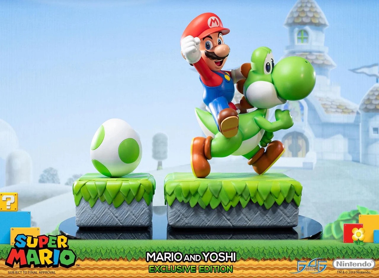 Nintendo Mario and Yoshi (Exclusive Edition) Statues  (Prototype Shown) View 15