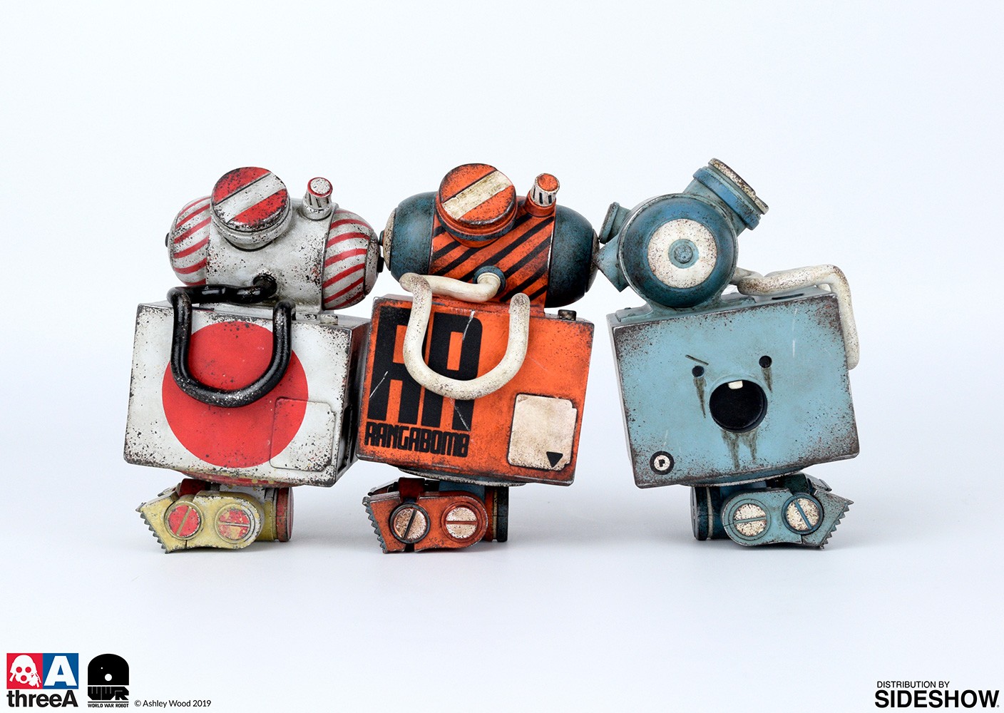 3AGO Bomb V2 Square Set by Ashley Wood | Sideshow Collectibles
