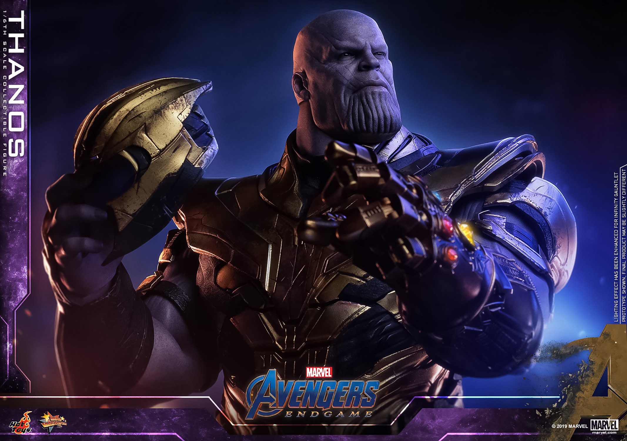 Thanos 1 6 Scale Figure by Hot Toys Sideshow Collectibles