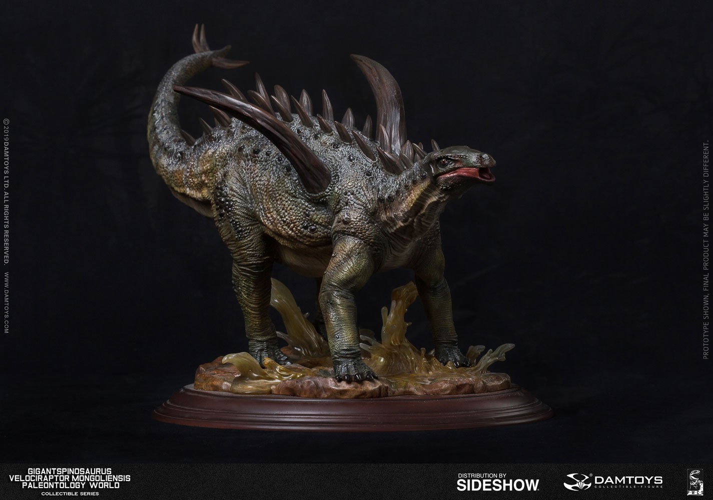 Gigantspinosaurus Statues  (Prototype Shown) View 2