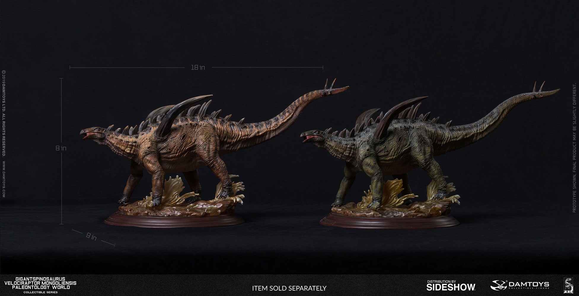 Gigantspinosaurus Statues  (Prototype Shown) View 5