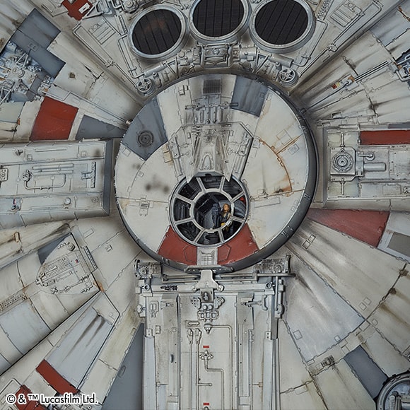 Star Wars Millennium Falcon Model Kit  (Prototype Shown) View 14